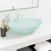 vidaXL Umyvadlo skleněné 50x37x14 cm matné Náhled obrázku produktu 2