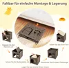 Casetta per gatti COSTWAY in rattan PE, pieghevole, letto Anteprima dell’immagine prodotto 4