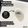 Huuraa Magnet Mr. Schriftzug 59mm Kühlschrankmagnet rund Produktbild-Vorschau 3