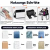 Haartrocknerhalter für das Badezimmer, stanzfrei und Produktbild-Vorschau 8