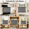 Záclonka Buffalo Plaid ve venkovském stylu s volánky, Náhled obrázku produktu 7