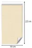 Selbstklebende Tapete Möbelfolie Uni Beige Leinenoptik Produktbild-Vorschau 4