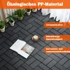 44-teilig Terrassenfliesen Set 30X30cm WPC Klickfliese 4qm Produktbild-Vorschau 6