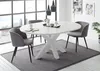 Esstisch weiss matt 110x78 cm Big System Rund Stern 110 Produktbild-Vorschau 4
