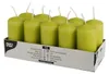 10 candele a colonna Ø 40 mm - 90 mm kiwi Anteprima dell’immagine prodotto 8
