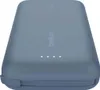 A blue Belkin power bank is shown from a slightly elevated angle against a light gray background. Produktbild-Vorschau