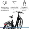 Zündapp Green 3.7 E Bike Damenfahrrad schwarz blau Produktbild-Vorschau 5