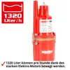 HECHT 3301 Membranpumpe Brunnenpumpe | 300 W | 1400 l/h | Produktbild-Vorschau 6