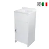 Lavatoio da esterno bianco vasca in resina Rocco Anteprima dell’immagine prodotto 5