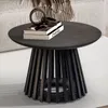 Couchtisch 60x60x41 cm Mango Massivholz Schwarz Sofatisch Produktbild-Vorschau 2