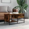 vidaXL Konferenční stolek Smoked Oak 85,5x51x45 cm výrobek Náhled obrázku produktu 2