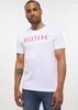 MUSTANG Herren, T-Shirt STYLE ALEX C LOGO TEE, L, Weiß, Produktbild-Vorschau 2