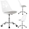 Springos® Bürostuhl Drehstuhl Weiß/Grau Ergonomisch Produktbild-Vorschau 5