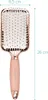 Navaris Haarbürste Rosegold mit Gel Griff - Paddle Brush Produktbild-Vorschau 3