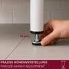 HOOZ® Möbelfüße Edelstahl Weiß Matt 200 mm 8er Set Produktbild-Vorschau 5