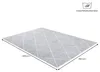 Teppich RHOMB waschbar 160 x 230 Grau, Rautenmuster, Produktbild-Vorschau 6