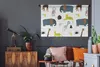 MuchoWow® Wandteppich Wandbehang Tiere - Wilde Tiere - Weiß Produktbild-Vorschau 5