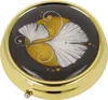 Goebel Pillendose Ginkgo Schwarz, Taschendose, Pillenbox, Produktbild-Vorschau 1