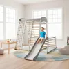 Mammut Stand Home Spielplatz - Weiß Grau Holz Produktbild-Vorschau 4