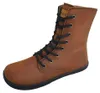 Koel Faro Lambswoll Damenschuhe Schnürstiefel Braun Productafbeelding-voorbeeld 3