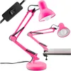 LUMILED lampada da tavolo classica lampada da lettura rosa Anteprima dell’immagine prodotto 1