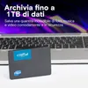 Crucial Bx500 Ssd 4Tb Sata 2,5" Disco Stato Solido Pc Anteprima dell’immagine prodotto 4