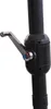 A close-up view of a crank mechanism on a black umbrella pole. Produktbild-Vorschau