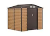 Domek ogrodowy G21 GAH 407 - 213 x 191 cm, brązowy Podgląd zdjęcia produktu 2