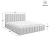 Masseno Polsterbett DINESE 120x200 cm, Polsterbett mit Produktbild-Vorschau 4