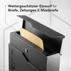 NewHabitat Briefkasten Anthrazit mit Zeitungsfach Stockholm Produktbild-Vorschau 3