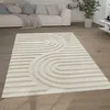 Tappeto a pelo alto da salotto shaggy 3D ottico etno boho Anteprima dell’immagine prodotto 6