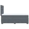 Boxspringbett mit Matratze Dunkelgrau 80x200 cm Samt Produktbild-Vorschau 9