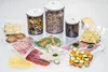 A collection of vacuum-sealed food items and containers. Podgląd zdjęcia produktu