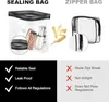 6 Stück Zip Beutel Flugzeug, 20x20cm Reise Kosmetiktasche Produktbild-Vorschau 5