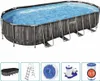 Bestway Swimmingpool-Set Oval 7,32x3,66x1,22 m Produktbild-Vorschau 1
