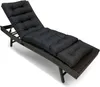 (Noir) Coussin pour chaise longue 180x50x10cm, Coussin pour Voir les images du produit 2