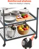 VEVOR Chariot de barbecue d'extérieur 80 x 61 cm Voir les images du produit 5