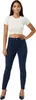 Tazzio Damen Skinny Fit High Rise Jeans F103 Navy 44 Produktbild-Vorschau 2
