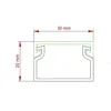 ARLI Kabelkanal selbstklebend 30x20 mm Weiß – 4m Produktbild-Vorschau 15