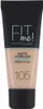 A product shot of a Maybelline Fit Me! Foundation bottle. Náhled obrázku produktu