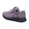 A side view of a gray sneaker with a black sole. Produktbild-Vorschau