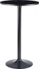 WOHNLING Design Bartisch Schwarz Stehtisch Ø 60 cm Metall / Produktbild-Vorschau 6