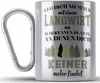 Trendation - Landwirt Spruch Geschenk Edelstahl Tasse Produktbild-Vorschau 1