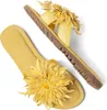 Lazamani Moa Damen Leder-Pantoletten Yellow Größe 40 Produktbild-Vorschau 3