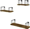 Mensola Vicco Fyrk Legno antico 3 parti, Model 49331 Anteprima dell’immagine prodotto 1