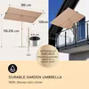 Blumfeldt hranatý slnečník s LED, UV ochrana, nastaviteľný, Náhľad obrázku produktu 6