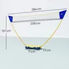 HOMCOM Badminton Netz mit Stand Badminton-Netzständer mit 4 Produktbild-Vorschau 3