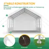 GIHAUVIA Partyzelt 4x5m Festzelt Garten Pavillon Produktbild-Vorschau 5