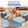 ELONEO Orthopädisches Hundebett, Größe S - Grau Produktbild-Vorschau 2