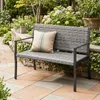 COSTWAY Gartenbank Wetterfest 110x 55x 84 cm, 2-Sitzer Produktbild-Vorschau 8